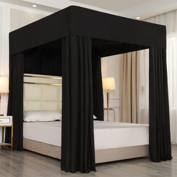 Elegant Four Poster Bed