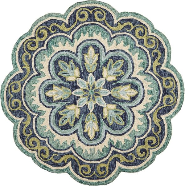 Round Patterned Carpet