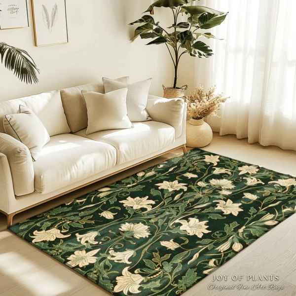 Vintage Floral Carpet